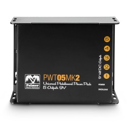MI PWT 05 MK 2 Universelles 9V-Netzteil für Pedalboards 5 Ausgänge