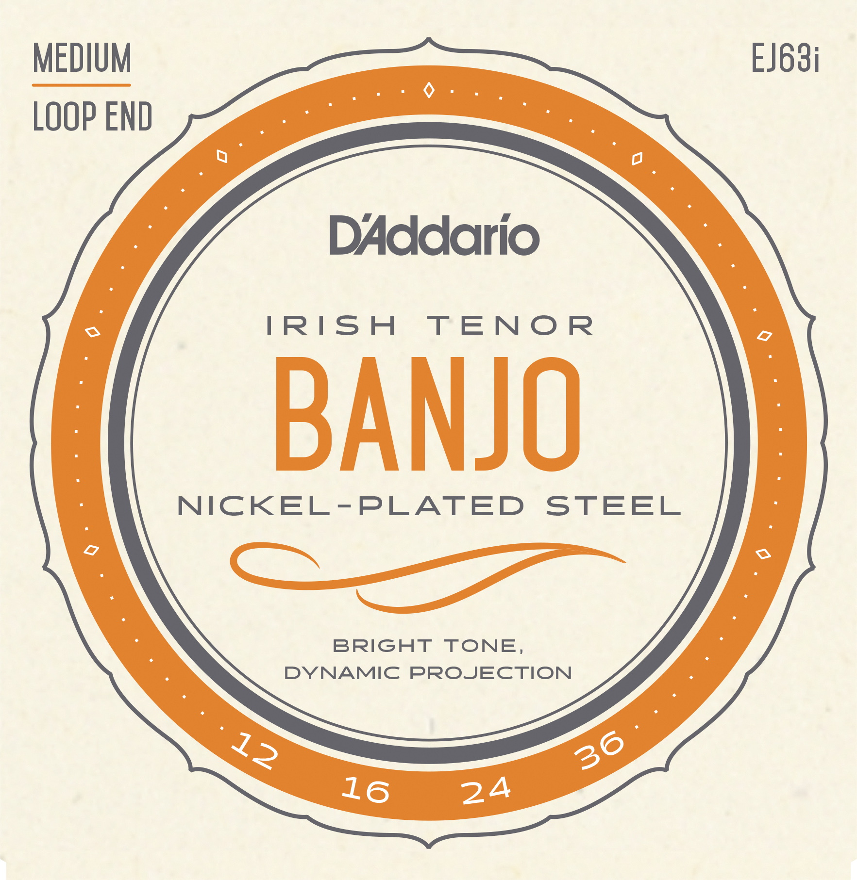 EJ63i Banjo Saiten Tenor Irish