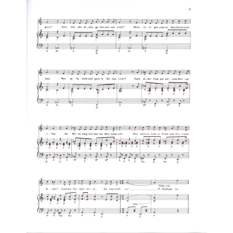 Die Songs aus der Dreigroschenoper