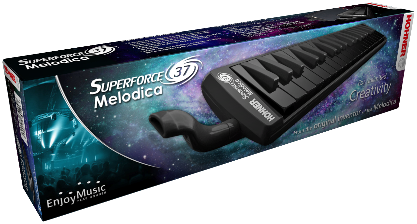 Melodica Superforce 37  schwarz schwarz