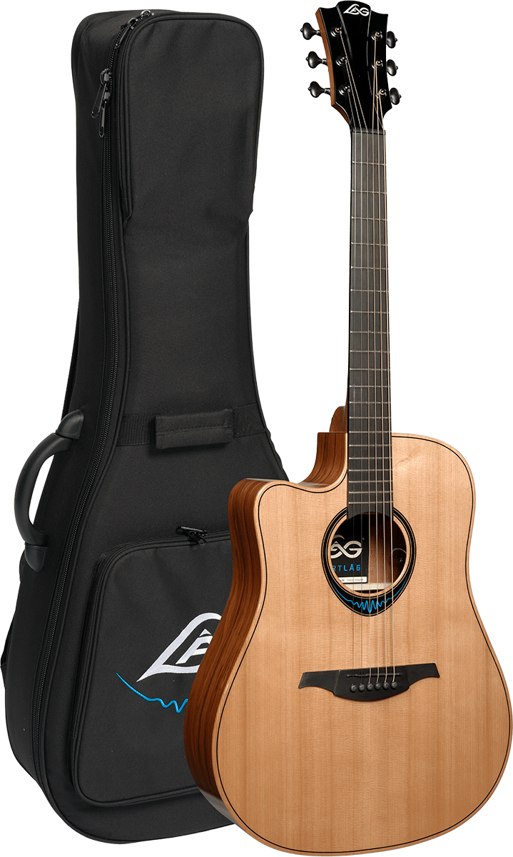 Bluewave 2 Smart Guitar Left-Handed Dreadnought Cutaway