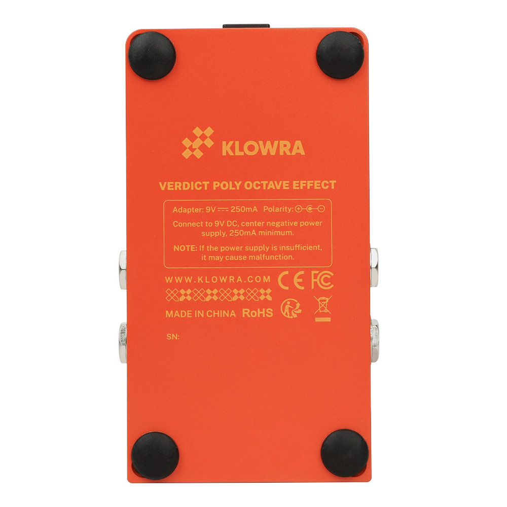 Verdict Polyphonic Octave Pedal