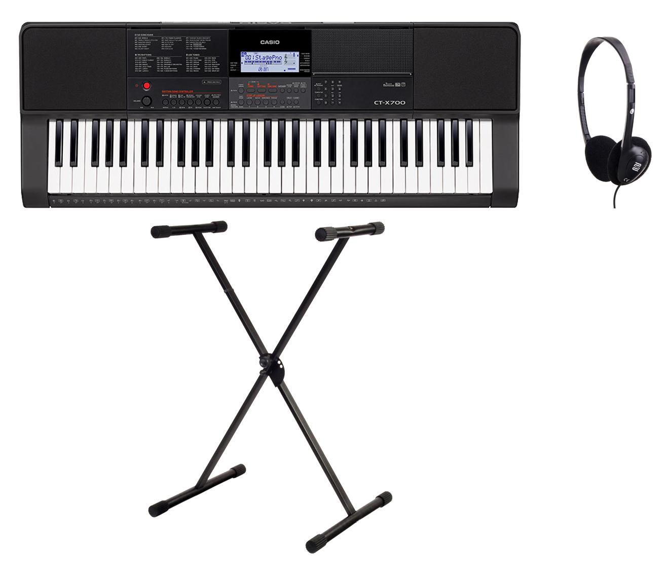 CT-X700 Keyboard Set inkl. Keyboardständer & Kopfhörer
