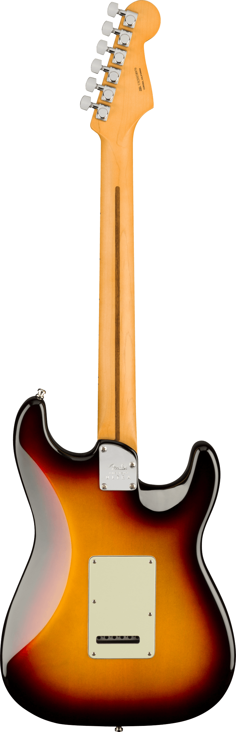 American Ultra Stratocaster Left-Hand Maple Fingerboard, Ultraburst