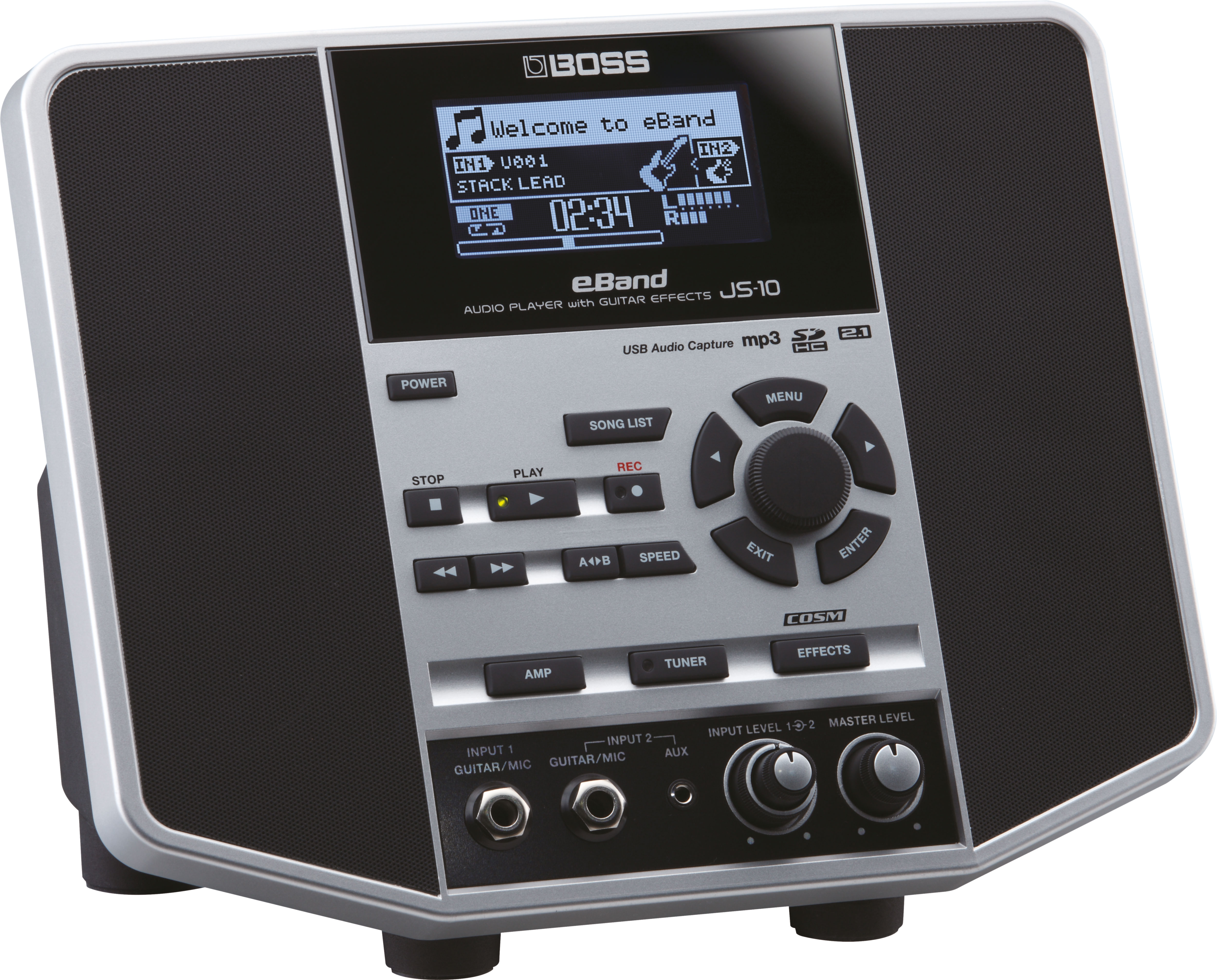 JS-10 eBand Audio Player mit Gitarreneffekten
