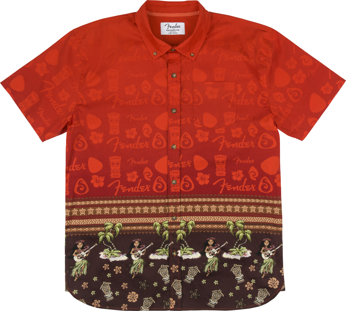 The Hawaiian Button Up Shirt Multi L