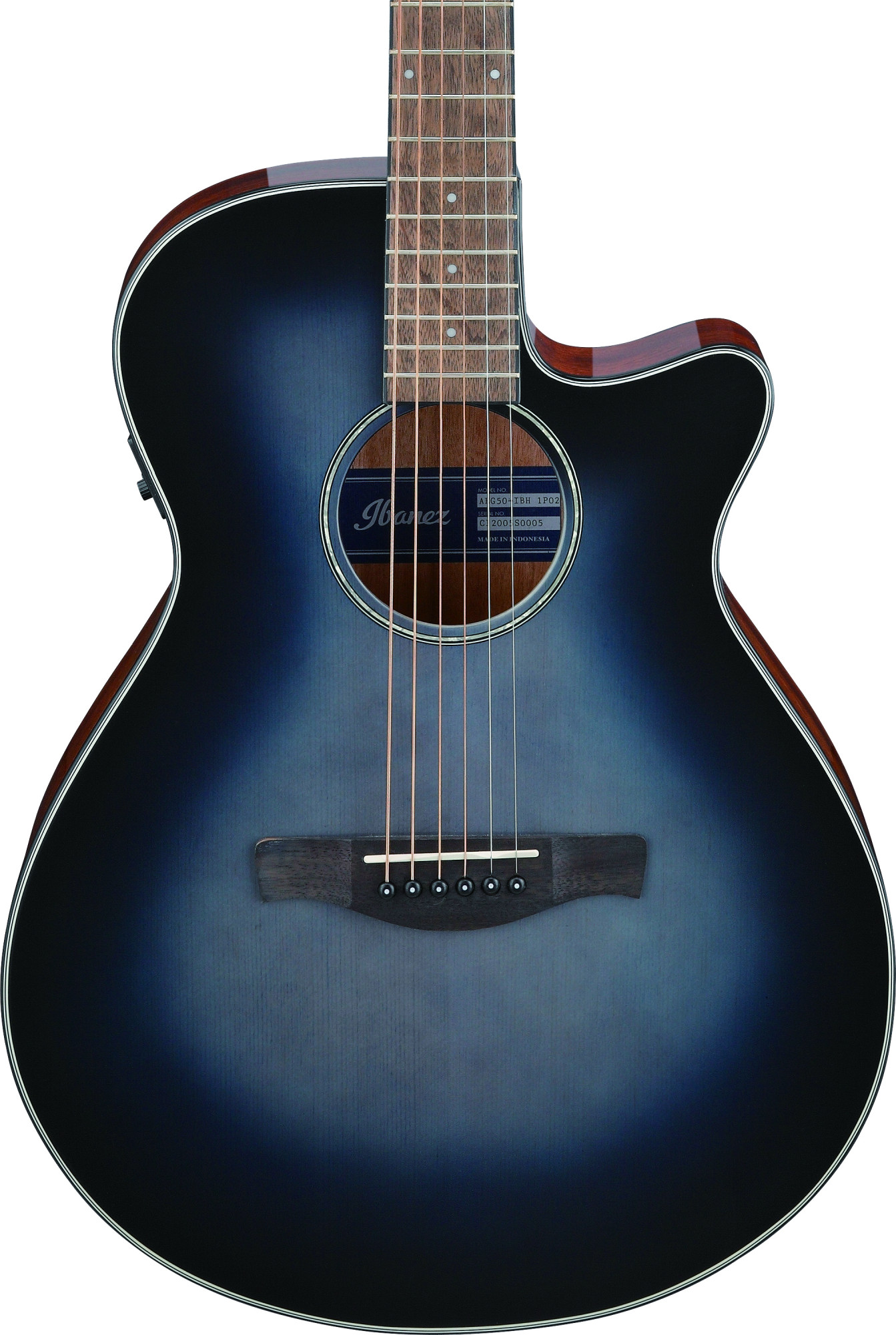 AEG50-IBH Indigo Blue Burst High Gloss