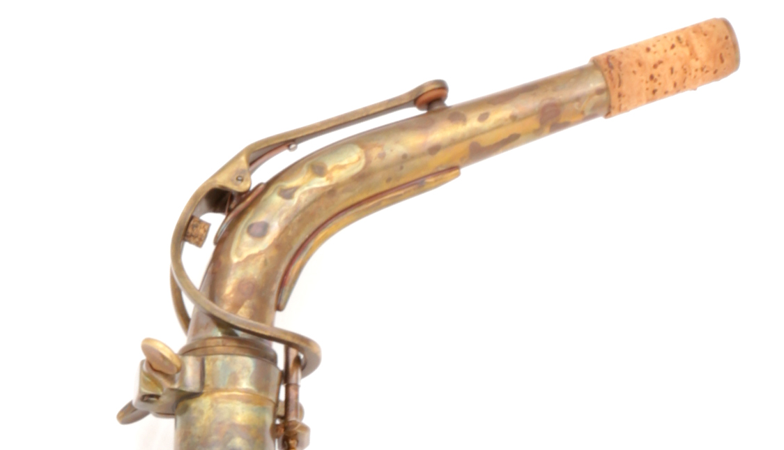 X-Old Altsaxophon Messing unlackiert