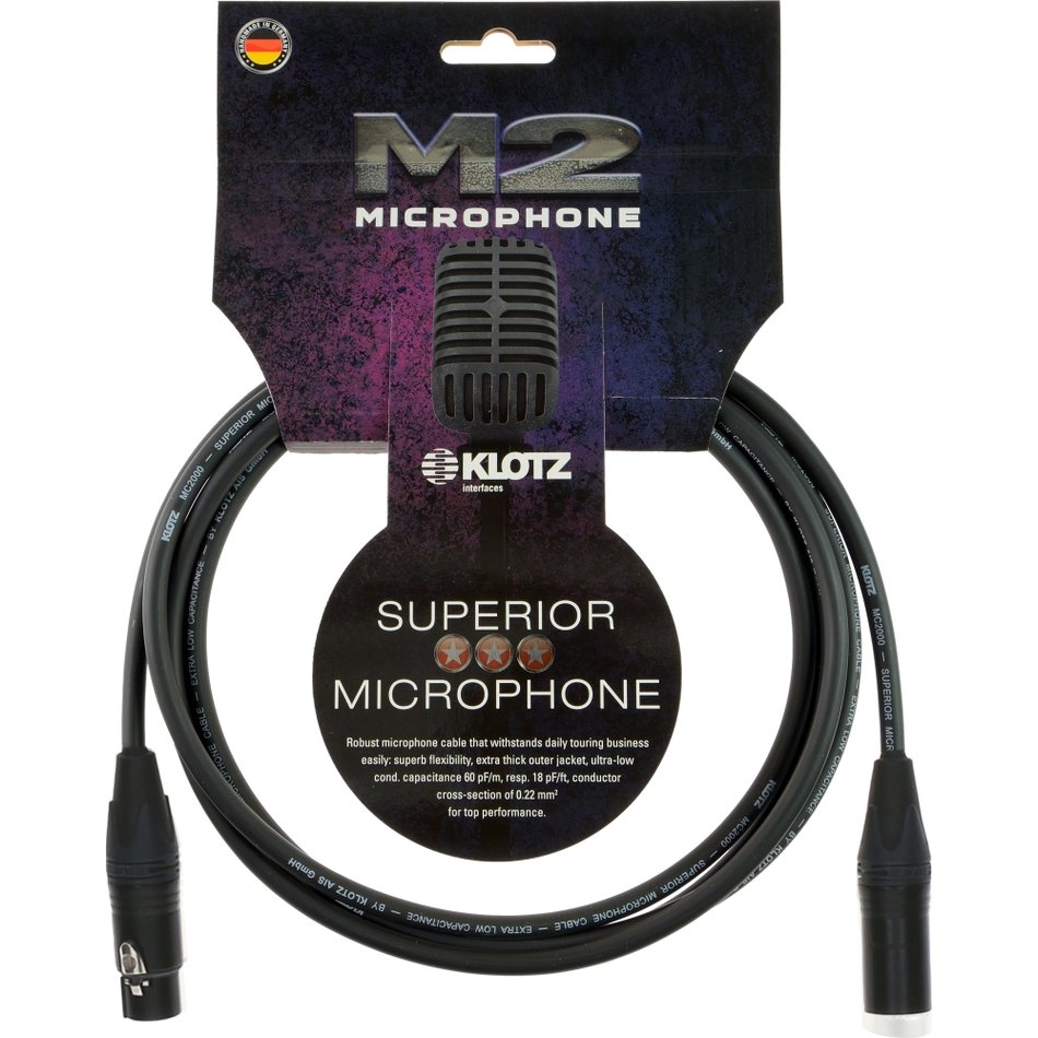M2FM1-2000 Prime Mikrofonkabel 20m