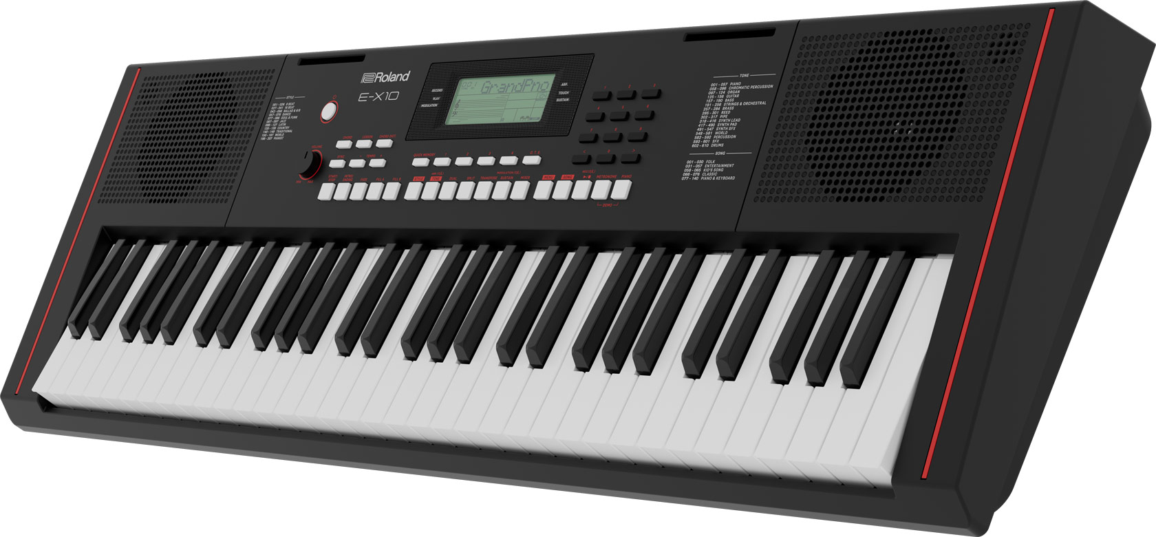 E-X10 Arranger Keyboard 61 Tasten