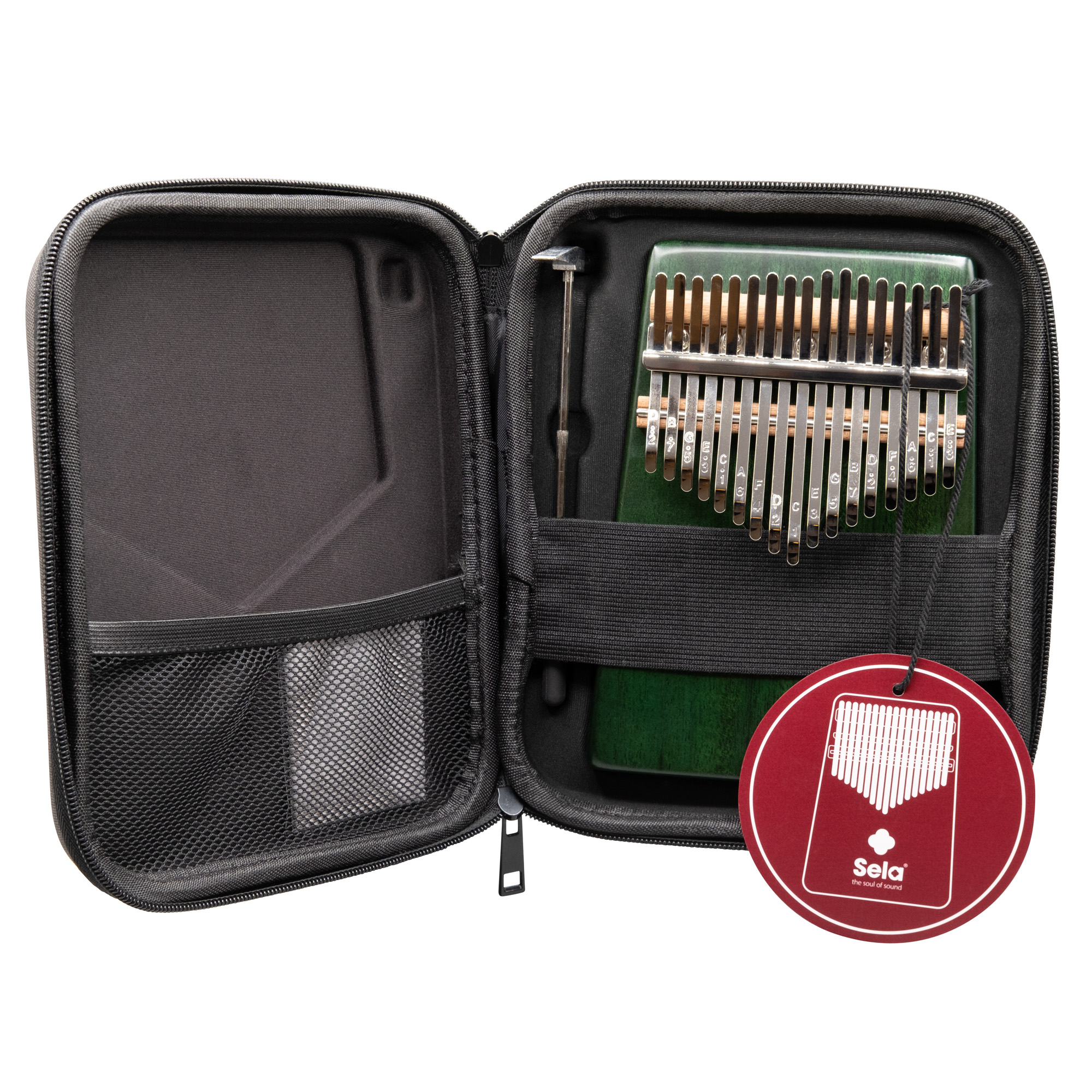 Kalimba Mahogany 17 Green Kalimba Mahogany 17 Green