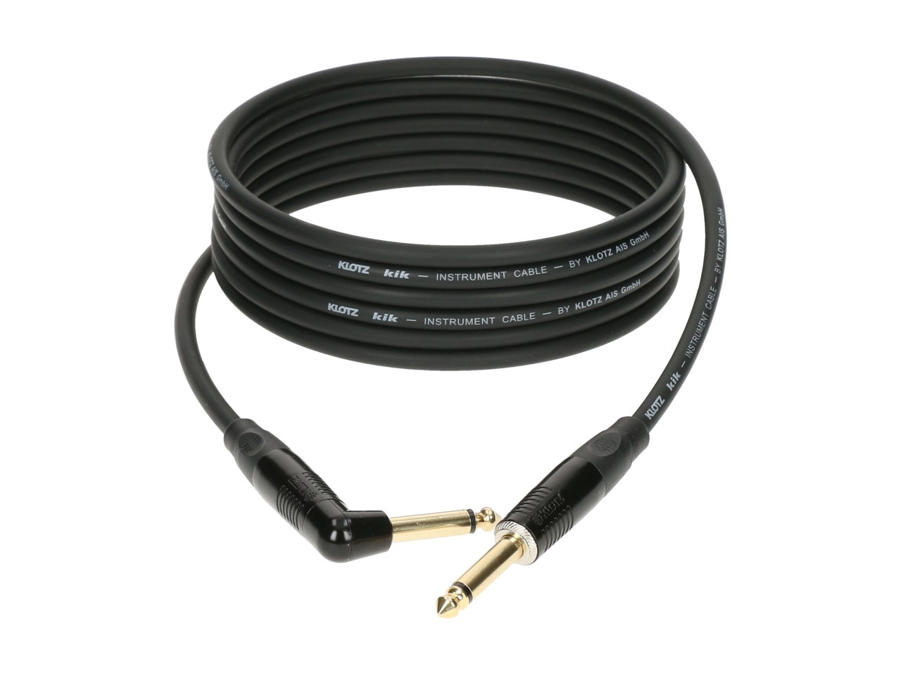 KIK Instrumentenkabel 4,5m Winkel